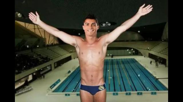 Cristiano Ronaldo y los memes de su 'piscinazo' - 1
