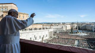 Papa Francisco apela a "la fraternidad" entre los pueblos en su mensaje de Navidad