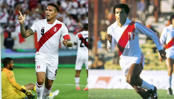 Paolo Guerrero y Teófilo Cubillas son dos goleadores históricos de la selección peruana. (Fotos: EFE/AFP)