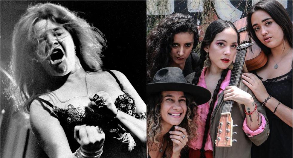 Alana La Madrid, Adalí Montero, Fátima Foronda y Elisa Tokeshi: cuatro intérpretes distintas unidas por un mismo propósito: reivindicar la memoria y legado de Janis Joplin.