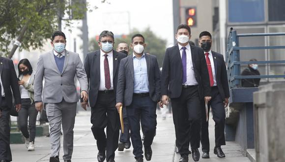 Seis congresistas acciopopulistas son denominados como “Los Niños”, porque, según Karelim López,  “obedecen todo lo que dice” el presidente Pedro Castillo. (Foto: GEC)