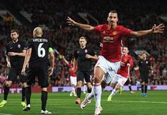 Ibrahimovic le dio victoria al Manchester United con extraño gol