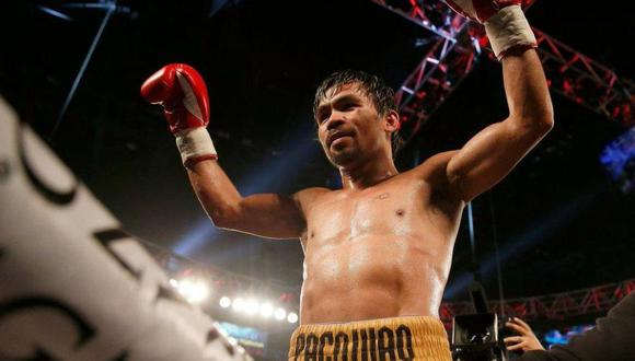 Manny Pacquiao se medirá ante Keith Thurman buscando un nuevo título de boxeo a los 40 años. (Foto: AFP)