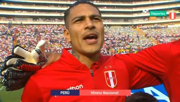 Perú vs. Colombia: Así retumbó el estadio Monumental con el Himno Nacional | Foto: Captura