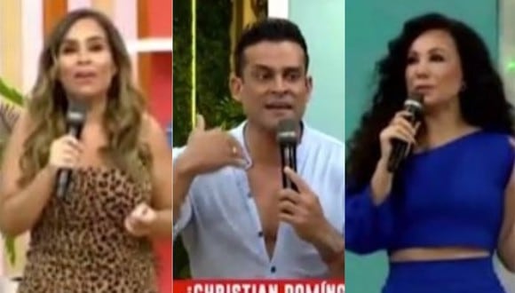 Janet Barbaza tras regreso de Christian Domínguez a “América Hoy”: “No sé qué hace acá”. (Foto: captura de video )