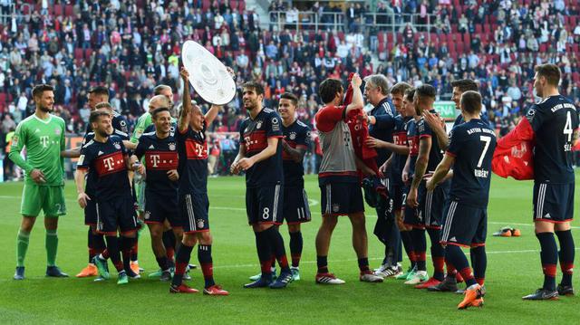 En total, el Bayern Múnich tiene 28 campeonatos de Alemania. Este es el sexto consecutivo. Un hito asombroso en su historia. (Foto: AFP)