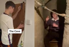 Tienen una cueva secreta: el escalofriante departamento que rentaron unos jóvenes estudiantes