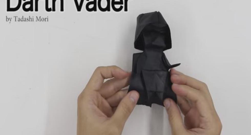 Genial tutorial de origami. (Foto: captura)