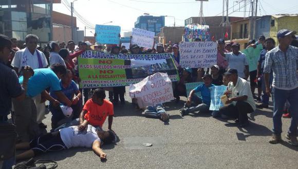 Chiclayo: Marco Arana encabezó marcha de azucareros