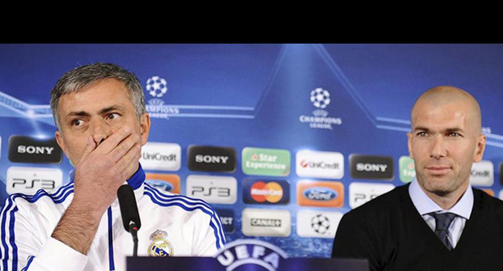 Zinedine Zidane y José Mourinho se volverán a ver las caras, ahora por la Supercopa de Europa. (Foto: EFE)