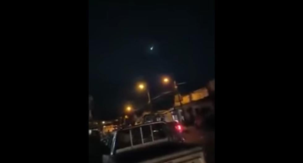 Meteorito en Colombia. (Foto: Contacto Desconocido / YouTube)