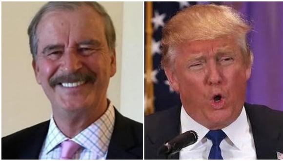 Vicente Fox insultó con este gesto a Donald Trump
