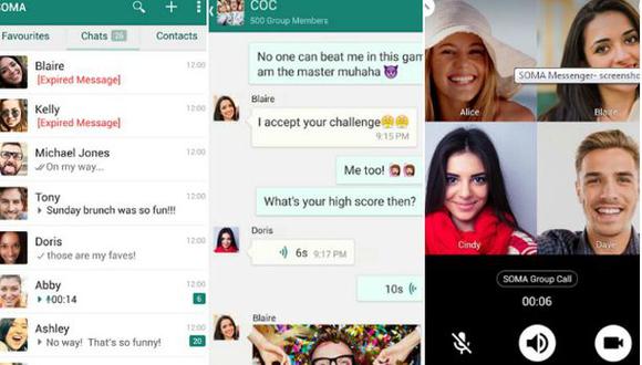 Soma, la aplicación segura que quiere ganarle a WhatsApp