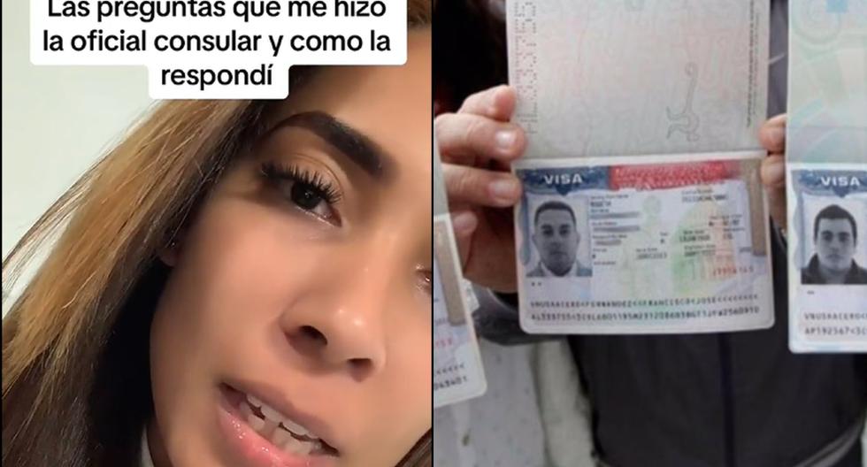 TikTok Viral: el curioso consejo de una joven para obtener la visa a Estados Unidos con una sola frase
