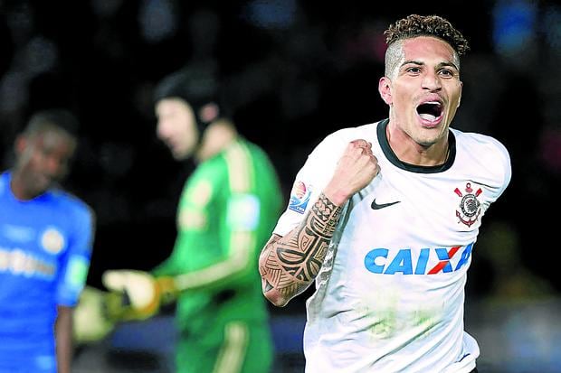 Paolo Guerrero scored Corinthians' goal in the 2012 Club World Cup final against Chelsea |  Photo: EFE