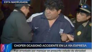 Chofer ebrio que causó accidente: “¿Por eso me intervienen?”