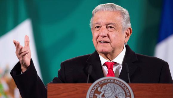 El presidente de México, Andrés Manuel López Obrador, durante una rueda de prensa en Palacio Nacional, de la Ciudad de México (México). (Foto: EFE/Presidencia de México).
