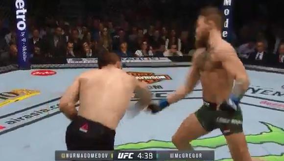 McGregor vs. Khabib: ruso sorprendió a irlandés con brutal ataque | VIDEO. (Foto: Captura de pantalla)