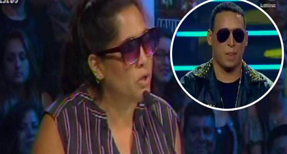 Katia Palma lanzó fuerte comentario con imitador de Daddy Yankee. (Foto: Captura Latina)