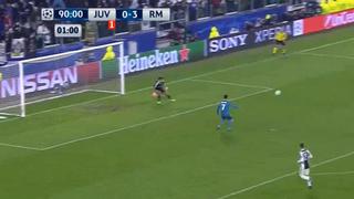 Real Madrid vs. Juventus: Cristiano Ronaldo y su increíble fallo solo frente al arco