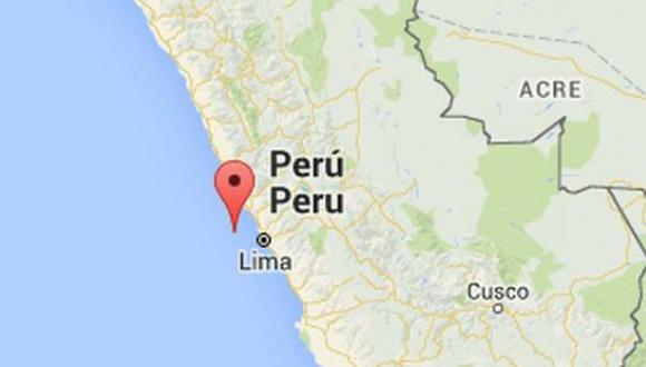 El sismo de esta noche ocurri&oacute; a las 8:35 p.m. y su epicentro fue localizado a 66 kil&oacute;metros al suroeste de Huacho. (IGP)