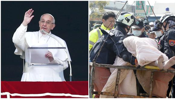 El mensaje de condolencias del Papa por el terremoto de Taiwán