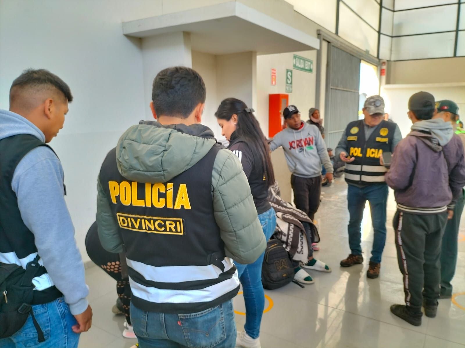 Primer día de Emergencia en Arequipa. (PNP)