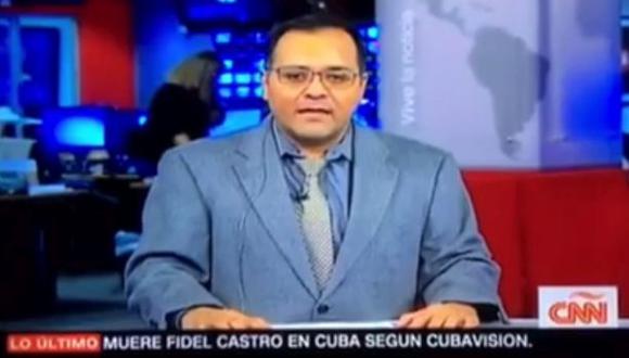 Así fue el anuncio en vivo del la muerte de Fidel Castro en CNN