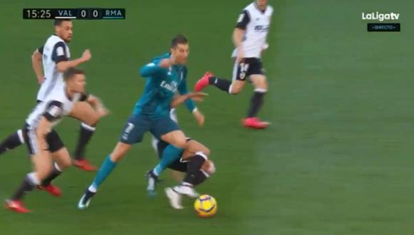Real Madrid vs. Valencia: el gol de Cristiano Ronaldo [VIDEO]