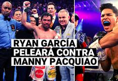 ¡Oficial! Ryan García peleará frente a Manny Pacquiao para este año
