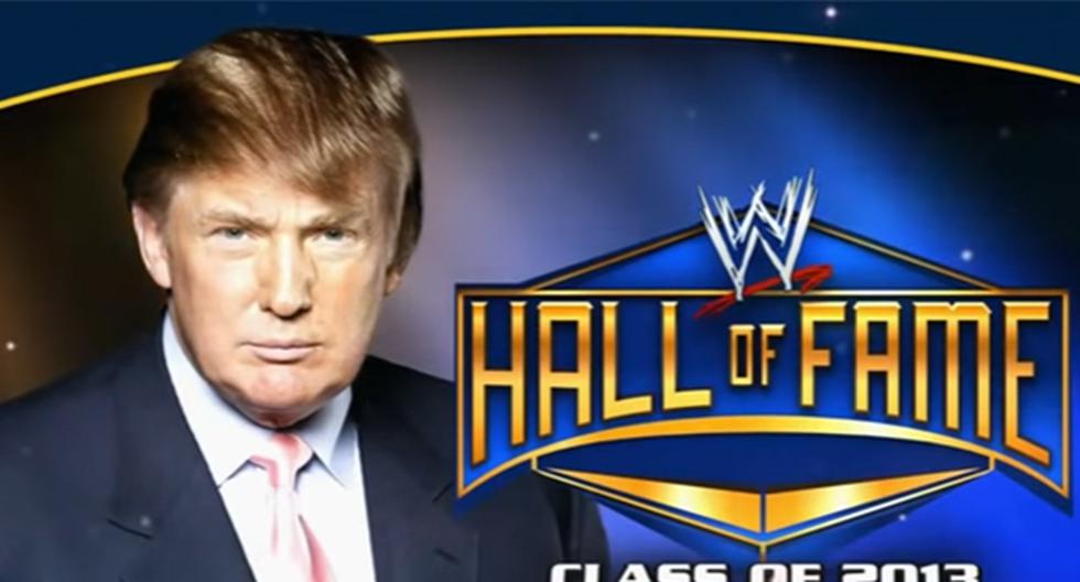 Donald Trump fue elegido presidente de Estados Unidos. Recordemos cuando el magnate republicano fue inducido al Salón de la Fama de la WWE en el 2013. (Foto: Captura - WWE)
