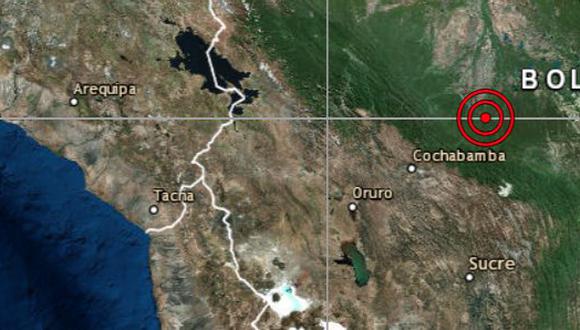 Sismo de 6.3 grados de magnitud fue percibido en el departamento de Tacna. (Foto: IGP)