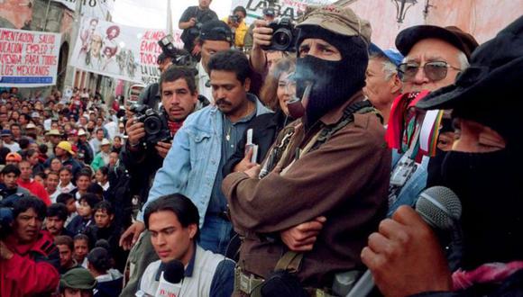 Miles de campesinos tomaron las principales ciudades de Chiapas el 1 de enero de 1994. (Getty Images).