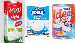 Indecopi sanciona a Gloria, Laive y Nestlé por ocho productos