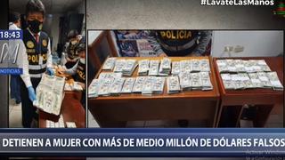 Mujer pretendía llevar a Estados Unidos más de 600 mil dólares falsificados 