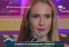 Combate: Gabriela Palomino fue eliminada de la competencia 