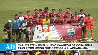 FPF proclama a Carlos Stein campeón de la Copa Perú