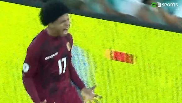 Gol de David Martínez tras blooper de Brey: mira el 1-0 de Venezuela vs Argentina en el Preolímpico | VIDEO