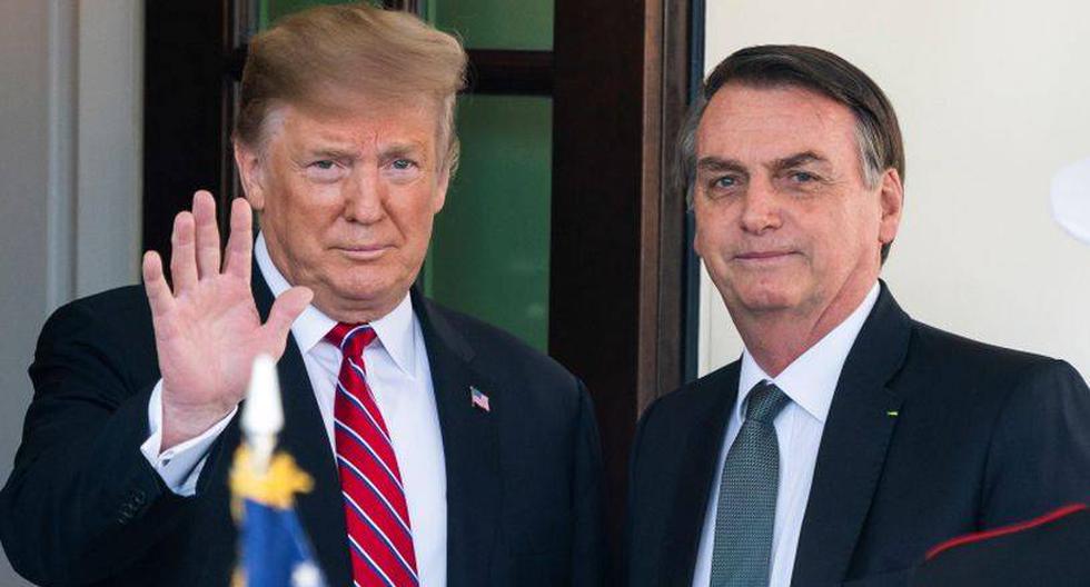 Jair Bolsonaro llega a la Casa Blanca para su reunión con Donald Trump. (Foto: EFE)