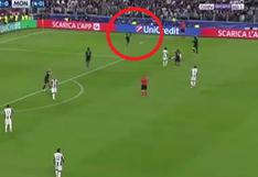 Juventus vs Mónaco: Benjamin Mendy pudo ser expulsado por esta mala reacción contra el árbitro