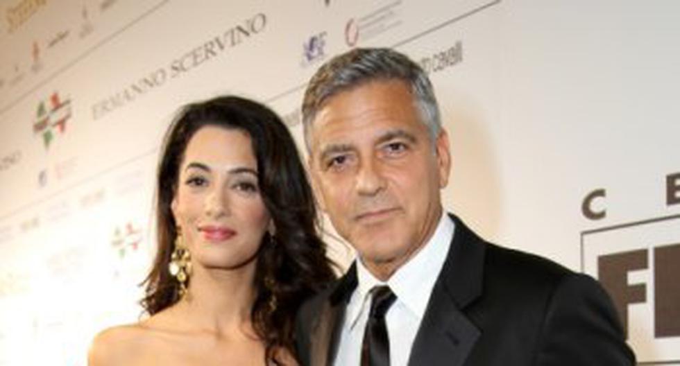 George Clooney junto a su esposa Amal Clooney. (Foto: Getty Images)