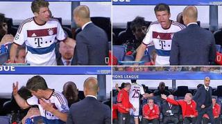 Bayern Múnich: Müller discutió con Guardiola al ser cambiado