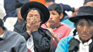 Después de 30 años enterraron a víctimas de Sendero en Aranhuay