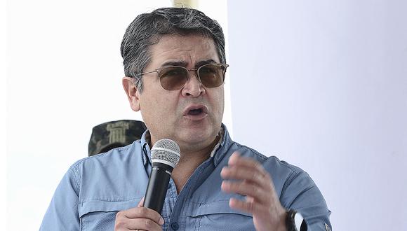 Juan Orlando Hernández, expresidente de Honduras. (Orlando SIERRA / AFP).