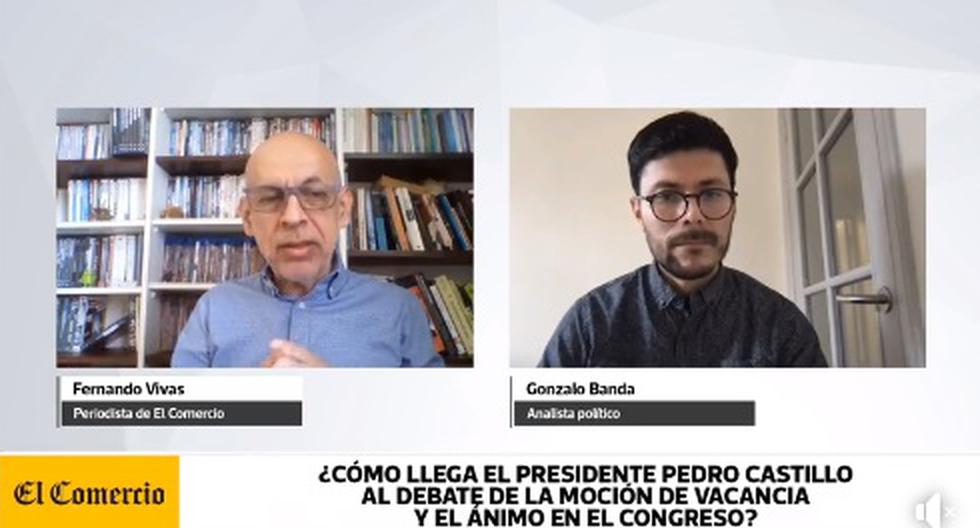 Fernando Vivas y Gonzalo Banda analizaron cómo llega el jefe de Estado al debate de hoy en el Congreso. (Captura)