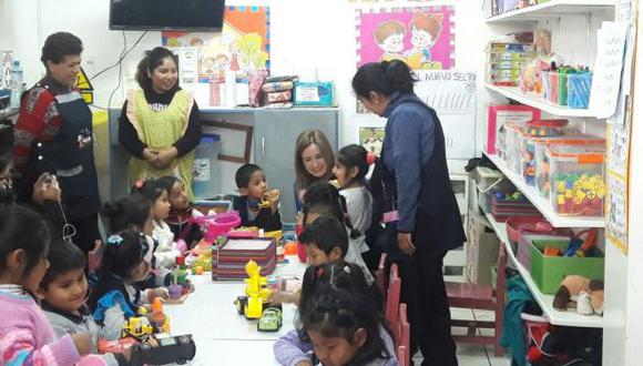 Marilú Martens, ministra de Educación, se encuentra en Tacna para visitar los colegios de la región. (Foto: Ernesto Suárez)