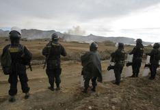 PNP lamentó la muerte de dos suboficiales en protesta contra mina en Puno