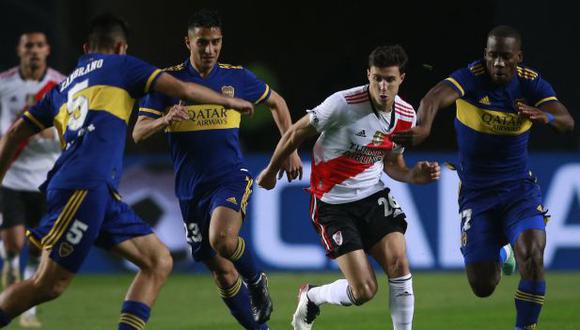 Boca Juniors y River Plate se enfrentarán por la fecha 18 del Torneo Binance 2022. (Foto: AFP)