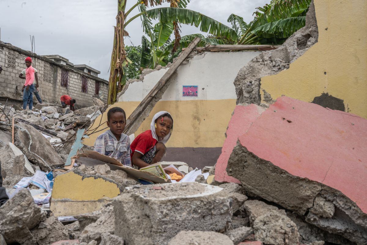 Unicef estima que más de medio millón de niños se han visto afectados por este terremoto, principalmente por la destrucción de sus escuelas. (Foto: Juan Haro / Unicef)