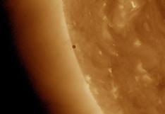 NASA: Mercurio realiza su tránsito delante del Sol